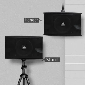 AmpAudio 25cm Karaoke Speaker Set C L29cm W28cm H51cm
