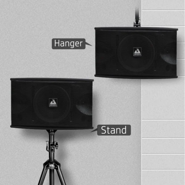 796367f654e90ecf47a55c3d2b43b0af.webp AmpAudio 25cm Karaoke Speaker Set C L29cm W28cm H51cm