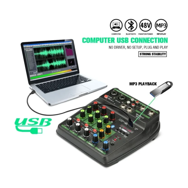 M4G 4 Channel Mini Mixer