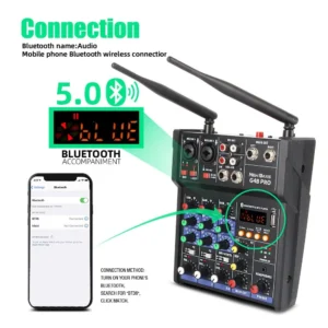G4B-PRO 4 Channel Mini Mixer