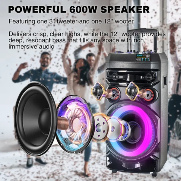 Vinnfier VF Tango 313 WMU Trolley Karaoke Speaker