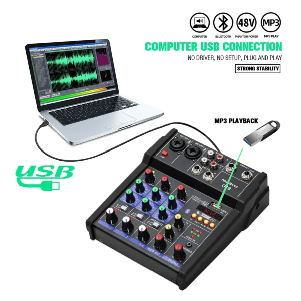 G4 4 Channel Mini Mixer
