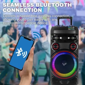 my-11134207-7r98y-m0402l8h0iuz98.webp Vinnfier VF Tango 313 WMU Trolley Karaoke Speaker