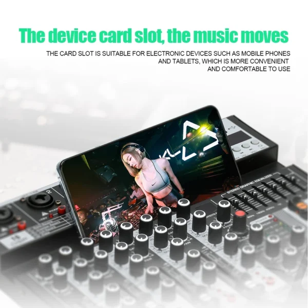 MX04BT 4 Channel Audio Mixer