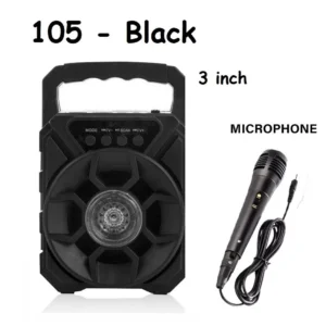 3 Inch Extra Bass Bluetooth Speaker With Mic