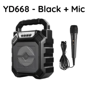 4 Inch Extra Bass Bluetooth Speaker With Mic