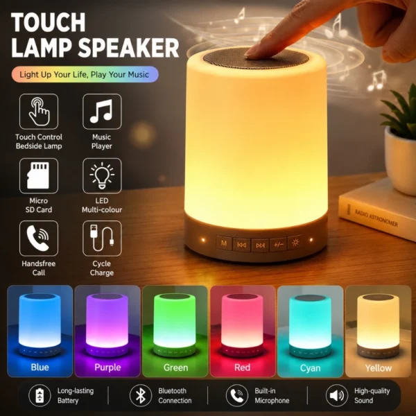 my-11134207-820lh-mqhcv58r163311.webp RGB Touch Lamp Bluetooth Speaker